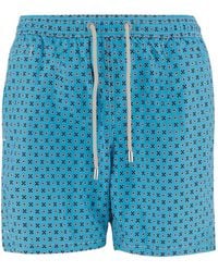 MC2 Saint Barth - Patterned Swim Shorts - Lyst