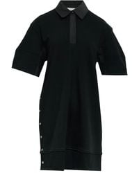 3.1 Phillip Lim - Terry Buttoned Collar Midi Dress - Lyst