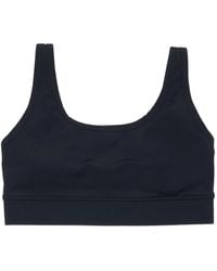 UNNA - Logo-Print Bra - Lyst