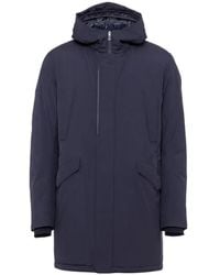 Herno - Hooded Zip-Fastening Coat - Lyst