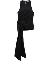 Dorothee Schumacher - Top drapeado con detalle de lazo - Lyst