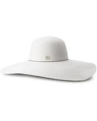 Maison Michel - Blanche Wool-Felt Capeline Hat - Lyst