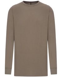 Rick Owens - Long-Sleeved Cotton Jersey T-Shirt - Lyst