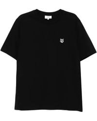 Maison Kitsuné - Fox Head Comfort Tee-Shirt - Lyst