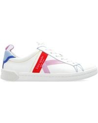Kate Spade - Signature Leather Sneakers - Lyst