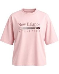 New Balance - Trackside Oversized T-Shirt - Lyst