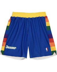 Mitchell & Ness - Pantalones cortos de baloncesto "NBA Denver Nuggets 91" - Lyst