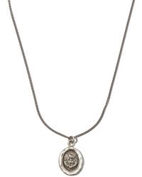 Pyrrha Sterling Silver Unbreakable Pendant Necklace - Metallic