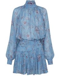 Nicholas - Minikleid Mit Blumen-Print - Lyst