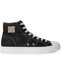 Polo Ralph Lauren - Logo-Patch High-Top Sneakers - Lyst