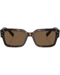 Dolce & Gabbana - Gafas de sol Sharped con montura rectangular - Lyst