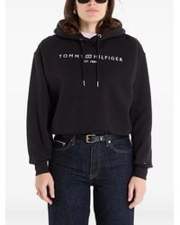Tommy Hilfiger - Logo-Print Hoodie - Lyst