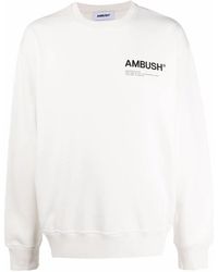 Ambush - Fleece Workshop Sweatshirt With Print - Lyst