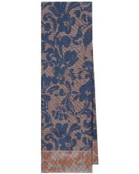 Maliparmi - Floral-Print Silk Scarf - Lyst