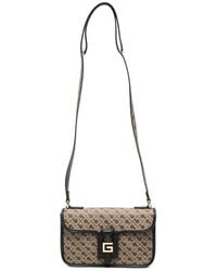 Gherardini - Monogram-Print Logo-Buckle Shoulder Bag - Lyst