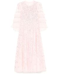 Needle & Thread - Floral Lace Gown - Lyst