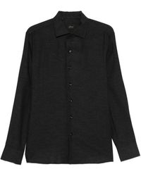 Brioni - Long-Sleeve Button-Fastening Shirt - Lyst