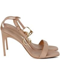 Off-White c/o Virgil Abloh - Accent-Detail Leather Sandals - Lyst