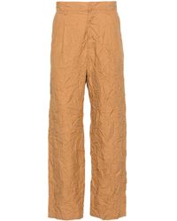 AURALEE - Finx Mid-rise Tapered Trousers - Lyst