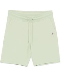 GANT - Drawstring Embroidery Shorts - Lyst