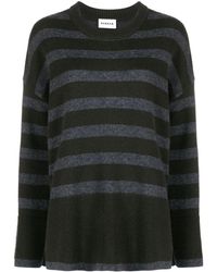 P.A.R.O.S.H. - Striped Crew-Neck Jumper - Lyst