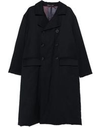 Giorgio Armani - Double-Breasted Pocket Coat - Lyst