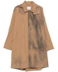 Arte' - Abrigo Con Capucha Y Efecto De Espray - Lyst