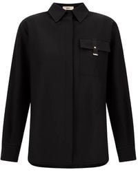 Herno - Camisa Con Bolsillos De Solapa - Lyst