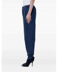 Entire studios - Cadet Button-Detail Ribbed-Cuff Track Pants - Lyst