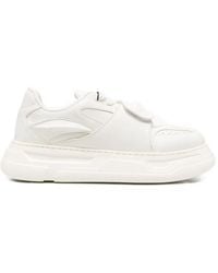 Emporio Armani - Platform-Sole Sneakers - Lyst