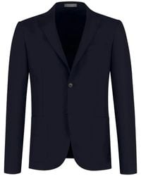 Corneliani - Single-Breasted Patch-Pocket Blazer - Lyst