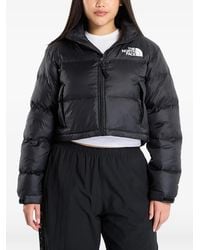 The North Face - Cropped Donsjack - Lyst