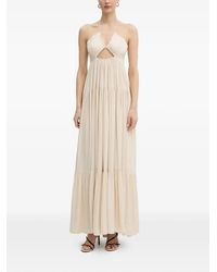 Patrizia Pepe - Cut-Out Tiered Dress - Lyst