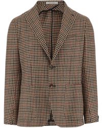 Tagliatore - Jacke mit Hahnentrittmuster - Lyst