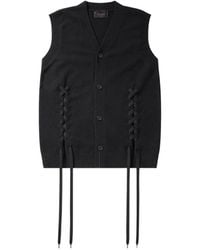 Simone Rocha - Button-Down Top Met Veters - Lyst