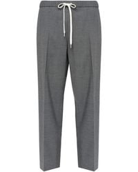 MM6 by Maison Margiela - Tailored Wool-Blend Trousers - Lyst