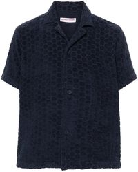 Orlebar Brown - Howell Geometric Pattern Shirt - Lyst