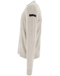 Rrd - Velvet-Effect Ribbed-Trim Sweater - Lyst