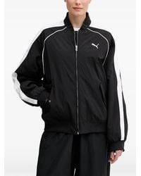 PUMA - T7 Logo-Embroidered Bomber Jacket - Lyst