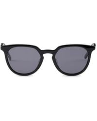 Prada - Lunettes De Soleil À Plaque Métallique Emblématique - Lyst