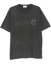 MC2 Saint Barth - Logo-Embroidered T-Shirt - Lyst
