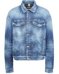 DSquared² - Washed Denim Jacket - Lyst