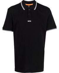 BOSS by HUGO BOSS Boss Pchup Polo T Shirt - Black