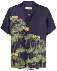 Orlebar Brown - Painterly-print Short-sleeved T-shirt - Lyst