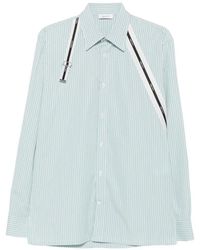McQueen - Harness Gestreept Overhemd - Lyst