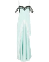 Christopher Esber - Lace-Trim Midi Dress - Lyst