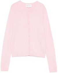 Bompard - Buttoned Round-Neck Cardigan - Lyst