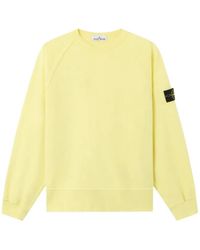 Stone Island - Logo-Patch Raglan-Sleeve Sweater - Lyst