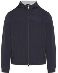 Corneliani - Zip-Pocket Hooded Jacket - Lyst