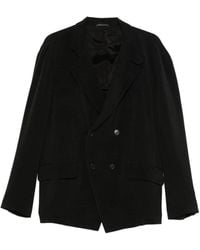 Giorgio Armani - Blazer À Boutonnière Croisée Et Revers Pointus - Lyst